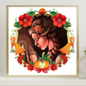 Digital art портрет художниця Інесса Сацута