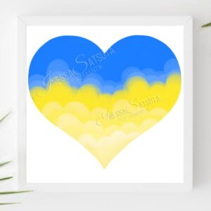 Цифрова картина серце