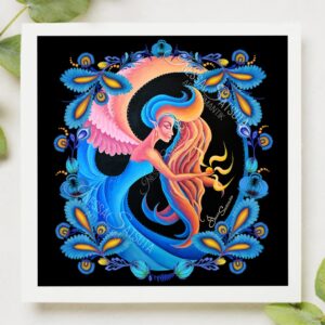 Digital art портрет художниця Інесса Сацута